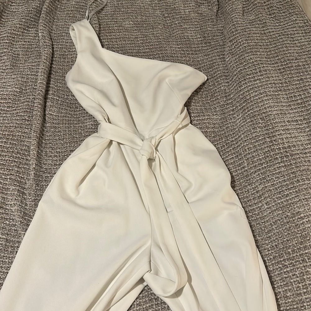 White Calvin Klein jumpsuit